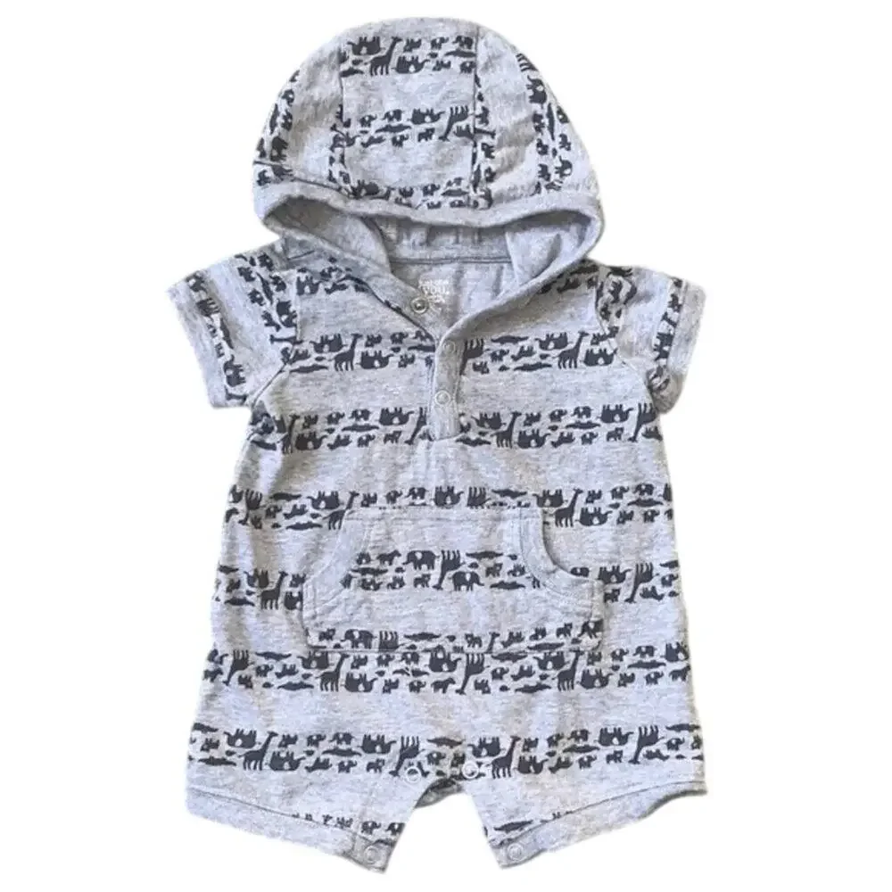 Carter's & First Impressions Safari Rompers - 3M